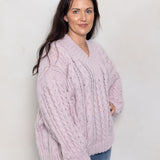 sal slouch knit - orchid