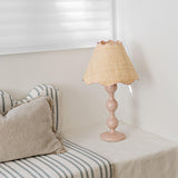 evie table lamp - blush