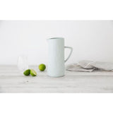 flax jug with handle duck egg