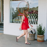 Hayley Vest and Shorts Set - Red