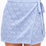 Knit Skirt - Blue