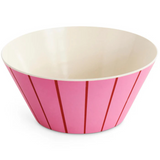 Iced Vovo Stripe Salad Bowl