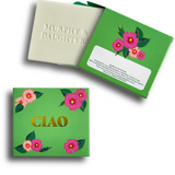 ciao - message on a soap - cucumber