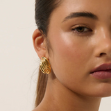 Rita Vintage Gold Earrings