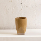 sander faceted dipped tumbler mustard