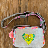 yellow heart bag