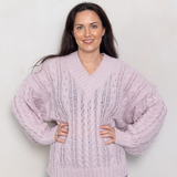 sal slouch knit - orchid