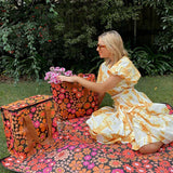 picnic mat flower power