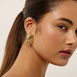 Rita Vintage Gold Earrings